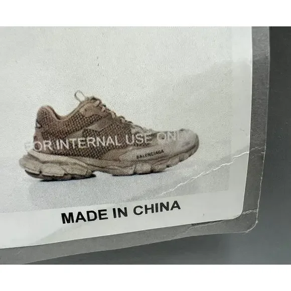 Size 45EU/12US - Balenciaga Track.3 Sneaker Dark Beige⌛️NEW/RETAIL $1K!